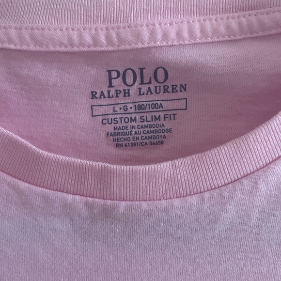 Pink Polo Ralph Lauren T-Shirt - Picture 2 of 3